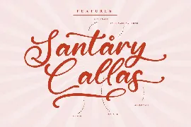 Santa Beast Modern Script Font