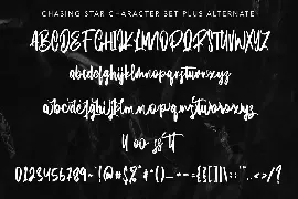 ChasingStar - Handwritten Font