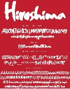 Hiroshima Gyoshi font