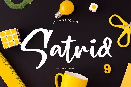 Satrid Brush Font