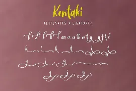 Kentaki Handwritten Font