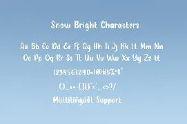 Snow Bright font