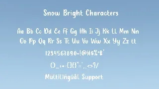 Snow Bright font