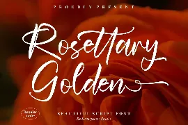 Rosettary Golden Script Font