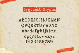 Bygonest - Old Typewriter Font