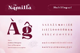 Namilla Font