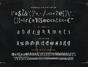 Black Flag - Pirates Fantasy Typeface font