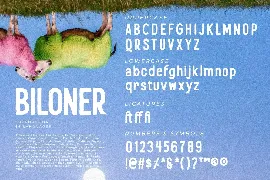 Biloner font