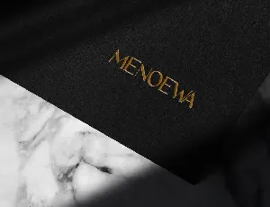 MENOEWA LUXURY SANS font