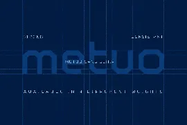 Metuo font