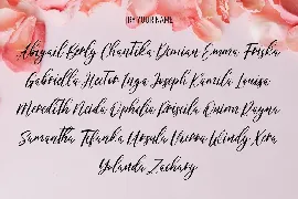 Lovesmilly Feminine Script Font