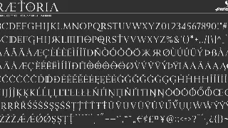 Praetoria font