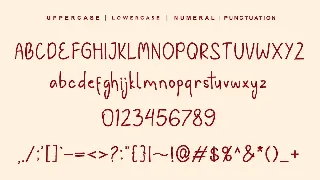 Warm Autumn font