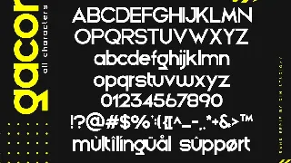 Gacor-Urban Sans Serif Font