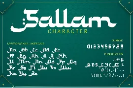 Sallam - Decorative Font