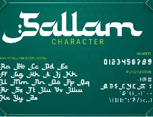 Sallam - Decorative Font