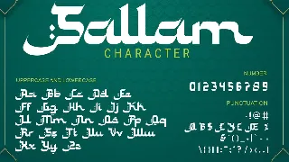 Sallam - Decorative Font