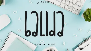 Balida Display Font