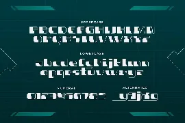 Neoxly - Tech Futuristic Typeface font