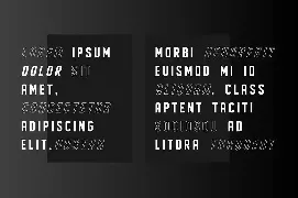 Displayed Sans Serif Font