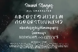 SoundStages - Modern Handwritten Font