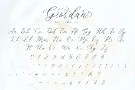 Giordan font