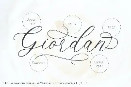 Giordan font