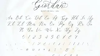 Giordan font