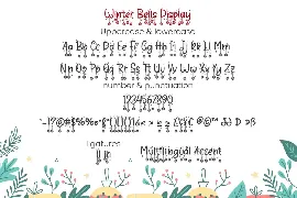 Winter Bells - Christmas Font