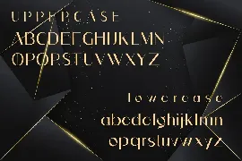 SAUDAH LUXURY SANS font