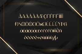 SAUDAH LUXURY SANS font