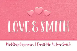 Lovesmith Font Duo