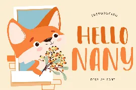 Hello Nany Display Font