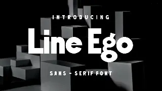 Line Ego Font