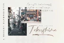 Tokushima Arigatou Modern Handwritten Font