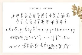 Whitelya Script font