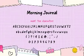 Morning Journal Font