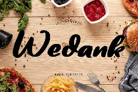 Wedank Bold Typeface font