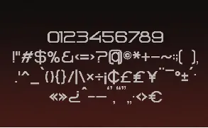 Laser font