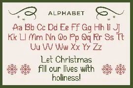 Snowy Bunny - A Modern Christmas Font