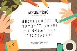 Wondernote Font