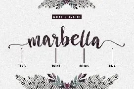 Marbella Typeface font