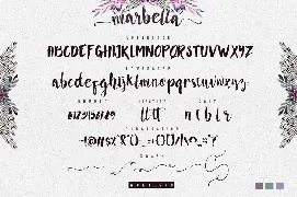 Marbella Typeface font