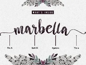 Marbella Typeface font