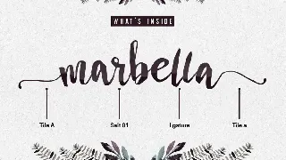 Marbella Typeface font