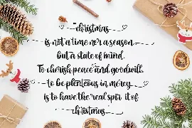 Christmas Blessing - Modern Calligraphy Font