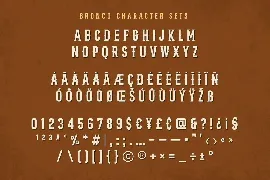 Bronco Valley font