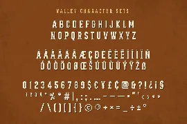 Bronco Valley font