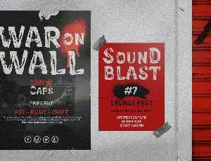 SoundBlast - Brush Font