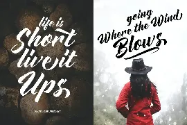 Advections | Brush Script Font